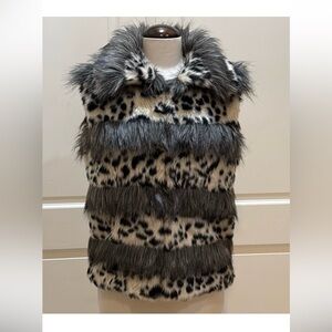 Alberto Makali ladies faux fur vest size large price is firm